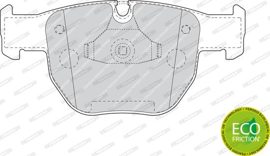 Ferodo FDB1597 - Kit de plaquettes de frein, frein à disque cwaw.fr