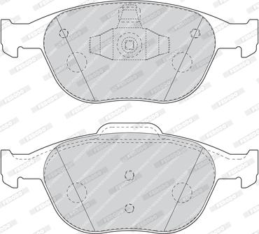 Ferodo FDB1568 - Kit de plaquettes de frein, frein à disque cwaw.fr