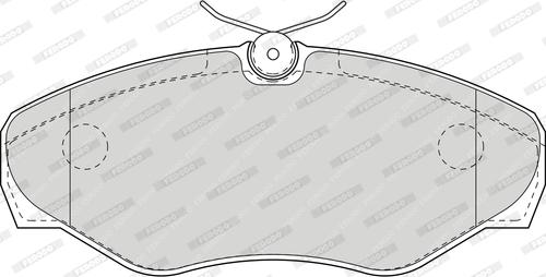 Ferodo FDB1515 - Kit de plaquettes de frein, frein à disque cwaw.fr