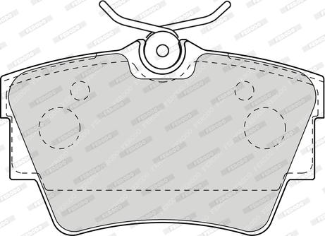 Ferodo FDB1516 - Kit de plaquettes de frein, frein à disque cwaw.fr