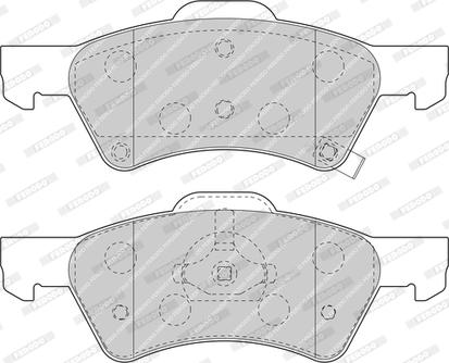 Ferodo FDB1510-D - Kit de plaquettes de frein, frein à disque cwaw.fr