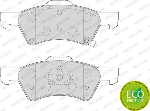 Ferodo FDB1510 - Kit de plaquettes de frein, frein à disque cwaw.fr