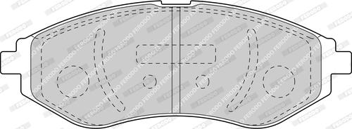 Ferodo FDB1699-D - Kit de plaquettes de frein, frein à disque cwaw.fr