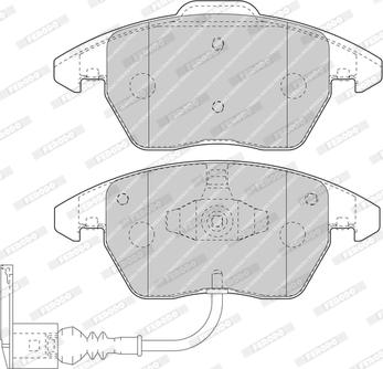 FTE 9001002 - Kit de plaquettes de frein, frein à disque cwaw.fr