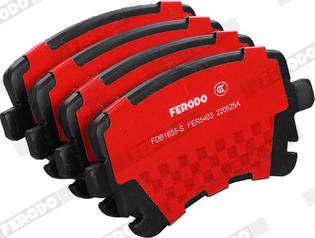 Ferodo FDB1655-S - Kit de plaquettes de frein, frein à disque cwaw.fr