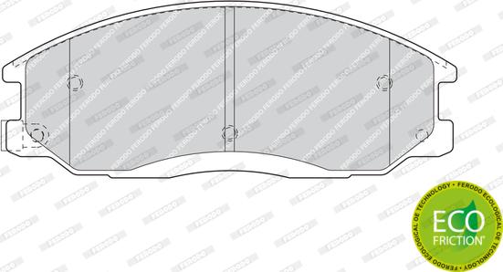 Ferodo FDB1605 - Kit de plaquettes de frein, frein à disque cwaw.fr