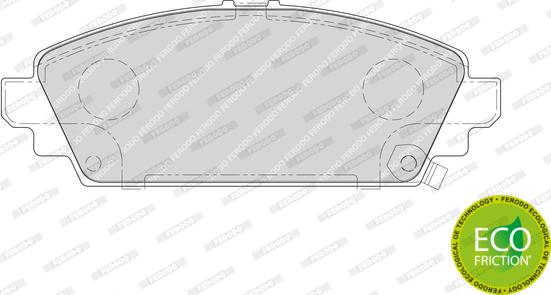 Ferodo FDB1601 - Kit de plaquettes de frein, frein à disque cwaw.fr