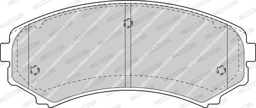 Ferodo FDB1603-D - Kit de plaquettes de frein, frein à disque cwaw.fr