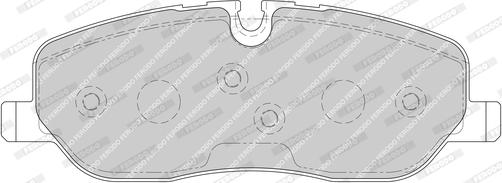 Ferodo FDB1615-D - Kit de plaquettes de frein, frein à disque cwaw.fr