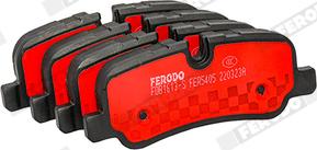 Ferodo FDB1613-S - Kit de plaquettes de frein, frein à disque cwaw.fr