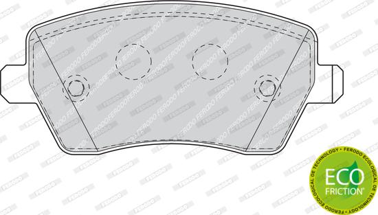 Ferodo FDB1617 - Kit de plaquettes de frein, frein à disque cwaw.fr