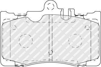 Ferodo FDB1688 - Kit de plaquettes de frein, frein à disque cwaw.fr