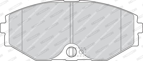 Ferodo FDB1682 - Kit de plaquettes de frein, frein à disque cwaw.fr