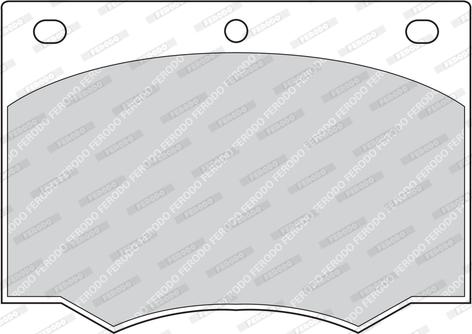 Ferodo FDB168 - Kit de plaquettes de frein, frein à disque cwaw.fr