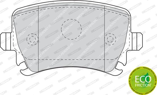 Ferodo FDB1636 - Kit de plaquettes de frein, frein à disque cwaw.fr