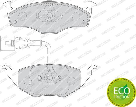 Ferodo FDB1633 - Kit de plaquettes de frein, frein à disque cwaw.fr