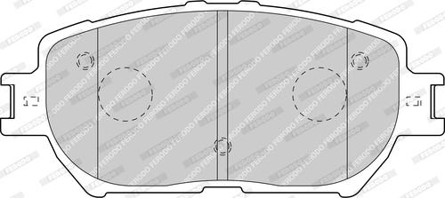 Ferodo FDB1620-D - Kit de plaquettes de frein, frein à disque cwaw.fr