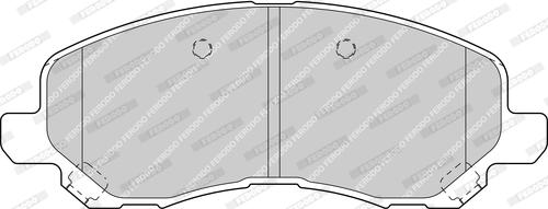 Ferodo FDB1621-D - Kit de plaquettes de frein, frein à disque cwaw.fr