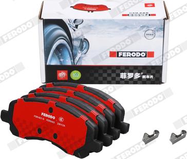 Ferodo FDB1621-S - Kit de plaquettes de frein, frein à disque cwaw.fr