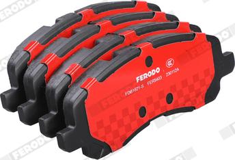 Ferodo FDB1621-S - Kit de plaquettes de frein, frein à disque cwaw.fr