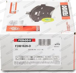 Ferodo FDB1628-D - Kit de plaquettes de frein, frein à disque cwaw.fr