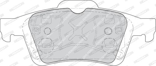 Ferodo FDB1675 - Kit de plaquettes de frein, frein à disque cwaw.fr