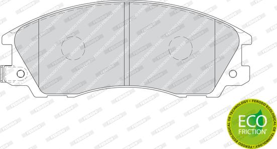 Ferodo FDB1670 - Kit de plaquettes de frein, frein à disque cwaw.fr