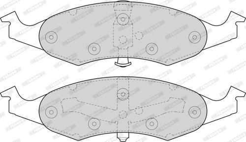 Ferodo FDB1097 - Kit de plaquettes de frein, frein à disque cwaw.fr