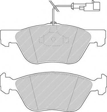 Ferodo FDB1052B - Kit de plaquettes de frein, frein à disque cwaw.fr