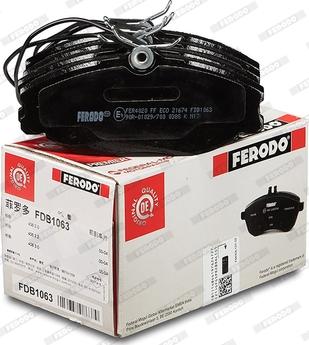 Ferodo FDB1063 - Kit de plaquettes de frein, frein à disque cwaw.fr