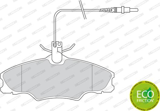 Ferodo FDB1062 - Kit de plaquettes de frein, frein à disque cwaw.fr