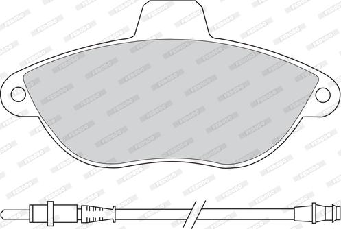 Ferodo FDB1002 - Kit de plaquettes de frein, frein à disque cwaw.fr