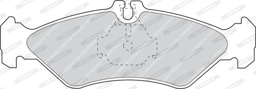 Ferodo FDB1039 - Kit de plaquettes de frein, frein à disque cwaw.fr