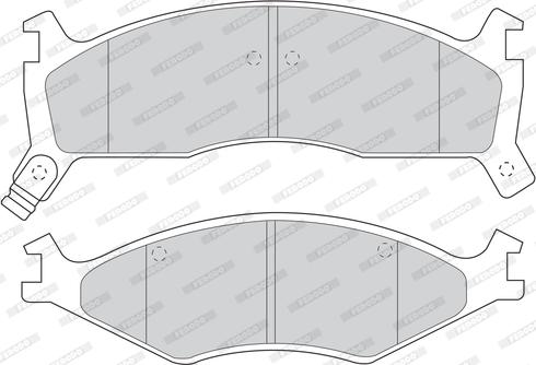 Ferodo FDB1034 - Kit de plaquettes de frein, frein à disque cwaw.fr