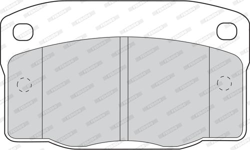 Ferodo FDB1035 - Kit de plaquettes de frein, frein à disque cwaw.fr