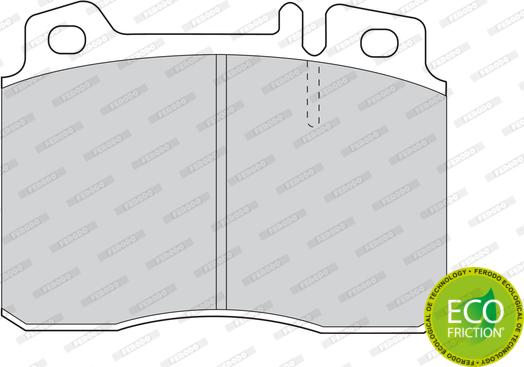 Ferodo FDB1037 - Kit de plaquettes de frein, frein à disque cwaw.fr