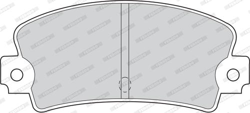 Ferodo FDB102 - Kit de plaquettes de frein, frein à disque cwaw.fr