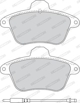 Ferodo FDB1071 - Kit de plaquettes de frein, frein à disque cwaw.fr