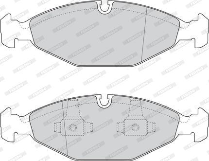 Ferodo FDB1169 - Kit de plaquettes de frein, frein à disque cwaw.fr