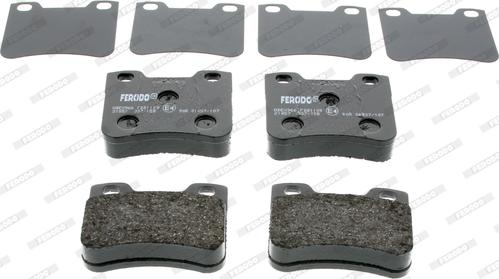 Ferodo FDB1109 - Kit de plaquettes de frein, frein à disque cwaw.fr