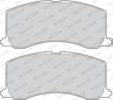 Ferodo FDB1100 - Kit de plaquettes de frein, frein à disque cwaw.fr