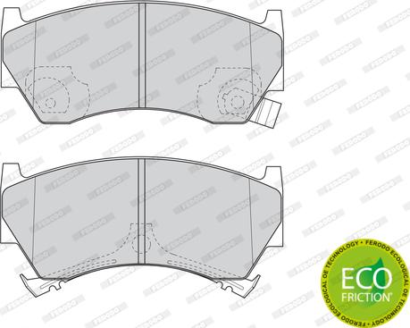 Ferodo FDB1103 - Kit de plaquettes de frein, frein à disque cwaw.fr