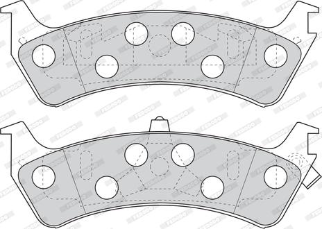 Ferodo FDB1130 - Kit de plaquettes de frein, frein à disque cwaw.fr