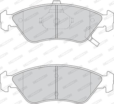 Ferodo FDB1125 - Kit de plaquettes de frein, frein à disque cwaw.fr