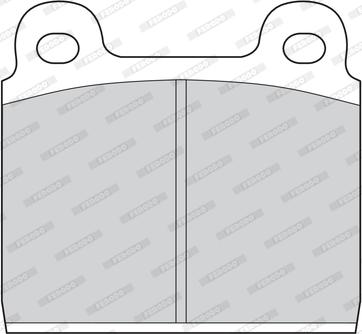 Ferodo FDB11X - Kit de plaquettes de frein, frein à disque cwaw.fr