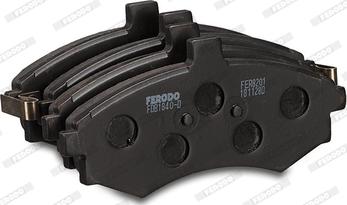 Ferodo FDB1840-D - Kit de plaquettes de frein, frein à disque cwaw.fr