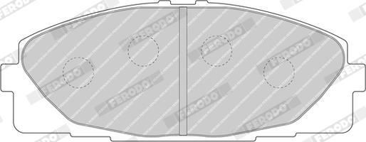 Ferodo FDB1854 - Kit de plaquettes de frein, frein à disque cwaw.fr