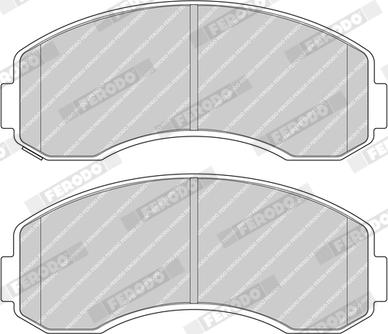 Ferodo FDB1860 - Kit de plaquettes de frein, frein à disque cwaw.fr