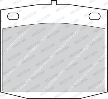 Ferodo FDB180 - Kit de plaquettes de frein, frein à disque cwaw.fr