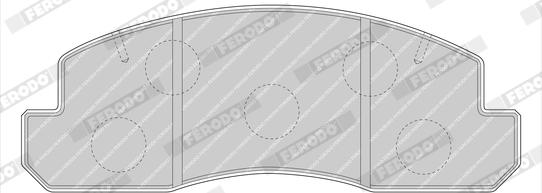 Ferodo FDB1818 - Kit de plaquettes de frein, frein à disque cwaw.fr